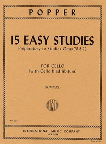 Vorderes Coverbild 15 EASY STUDIES op. 76 & 73 