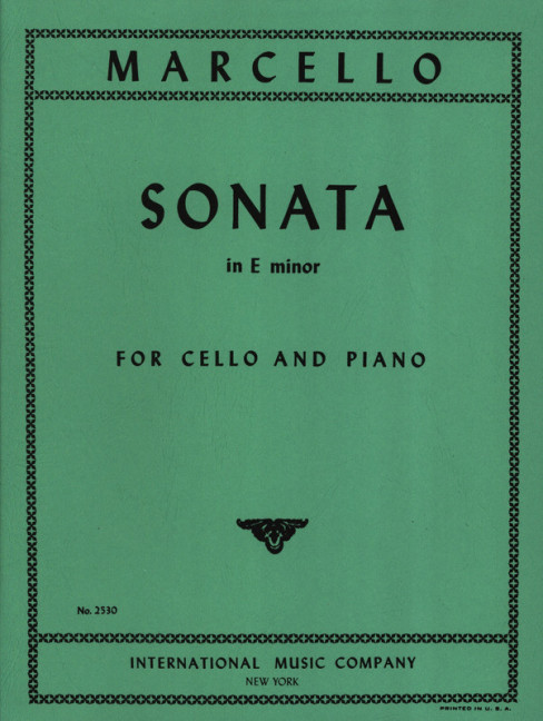 Vorderes Coverbild Sonata in E minor 