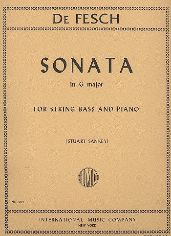 Vorderes Coverbild Sonata G major 