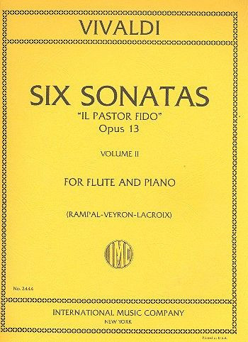 Vorderes Coverbild SIX SONATAS VOL.2 Amaj/Cmaj / 