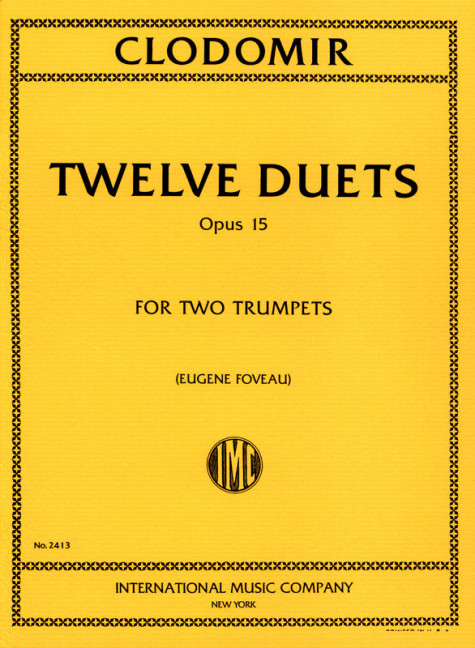 Vorderes Coverbild 12 Duets op. 15 