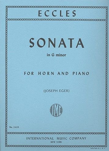 Vorderes Coverbild Sonata G minor 