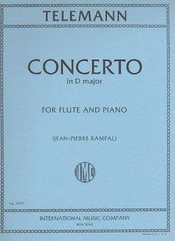 Vorderes Coverbild CONCERTO D Maj Fl Pft Red 
