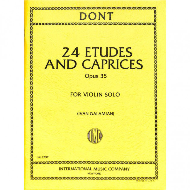 Vorderes Coverbild Etudes & Caprices op.35 