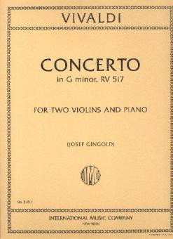 Vorderes Coverbild Concerto G minor RV517 