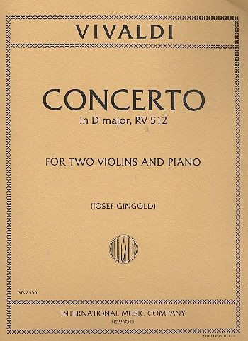 Vorderes Coverbild Concerto D major RV512 