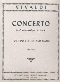 Vorderes Coverbild Concerto C minor op.21/4 RV509 