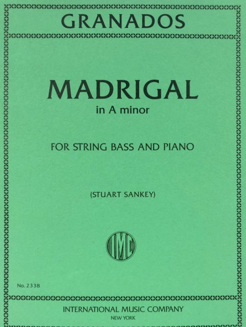 Vorderes Coverbild Madrigal A minor 