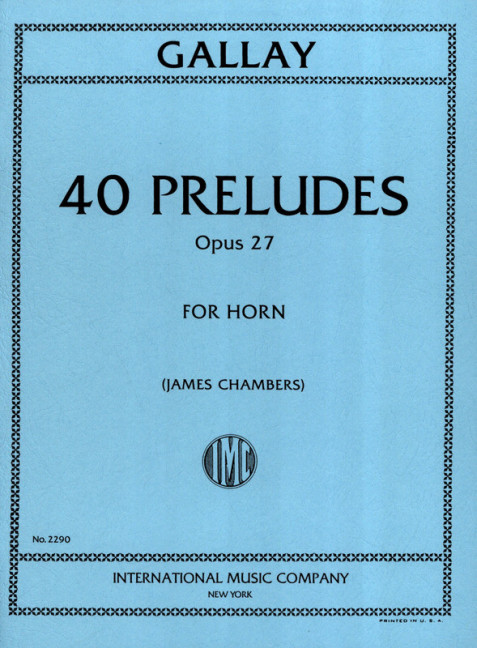 Vorderes Coverbild 40 Preludes op. 27 