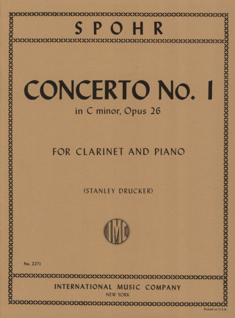 Vorderes Coverbild Concerto No. 1 C minor op. 26 