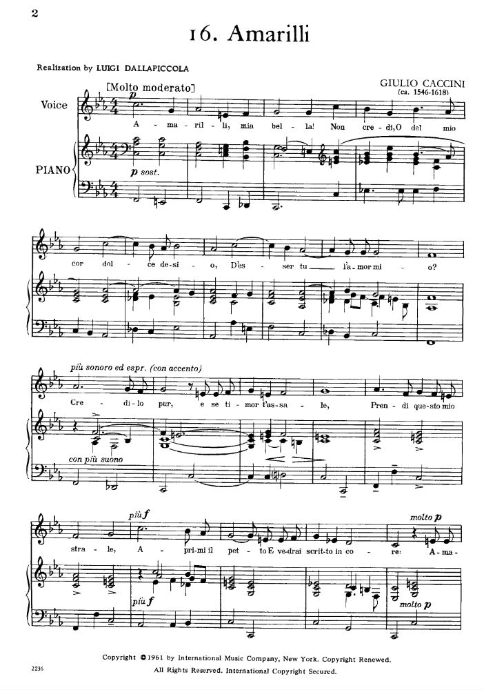 Anderes Coverbild Italian Songs of the 17th and 18th Centuries Vol. 2 Vol. 2
