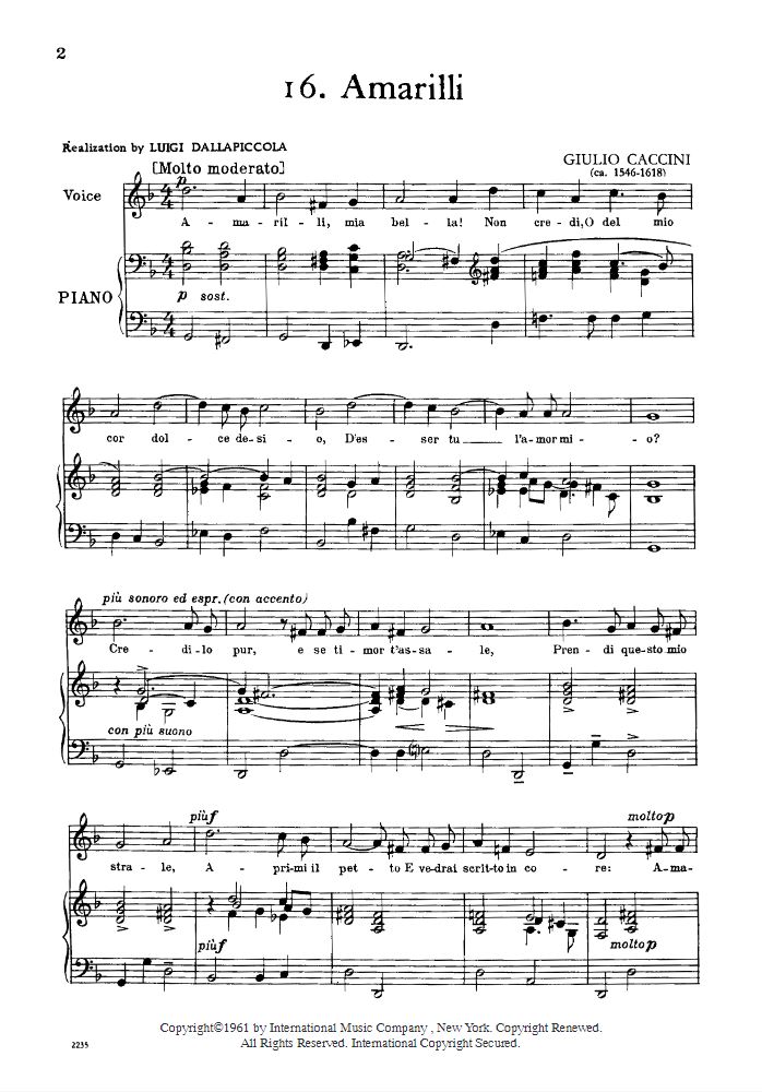 Anderes Coverbild Italian Songs of the 17th and 18th Centuries Vol. 2 Vol. 2