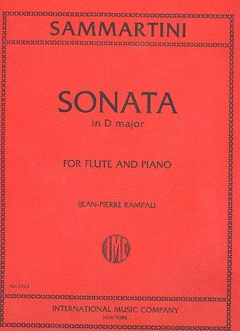 Vorderes Coverbild Sonata D major 