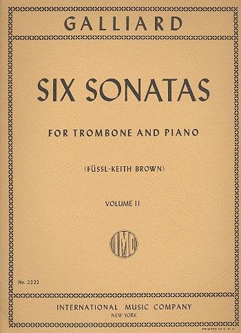 Vorderes Coverbild Six Sonatas Volume 2 Vol. 2