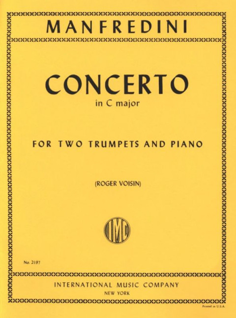Vorderes Coverbild Concerto C major 