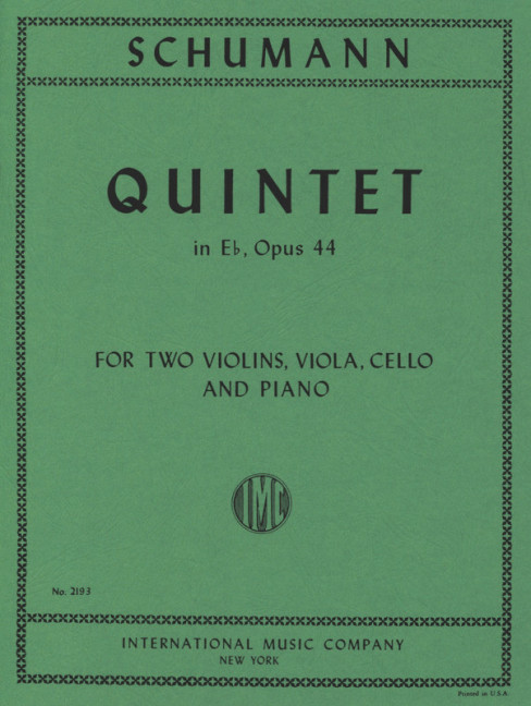 Vorderes Coverbild Quintet in E flat major op. 44 