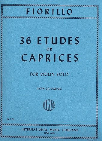 Vorderes Coverbild 36 Etudes or Caprices 