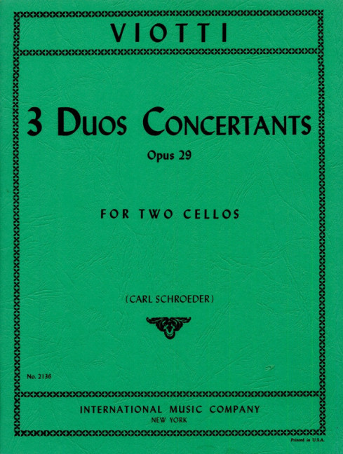 Vorderes Coverbild Three Duos Concertante op. 29 