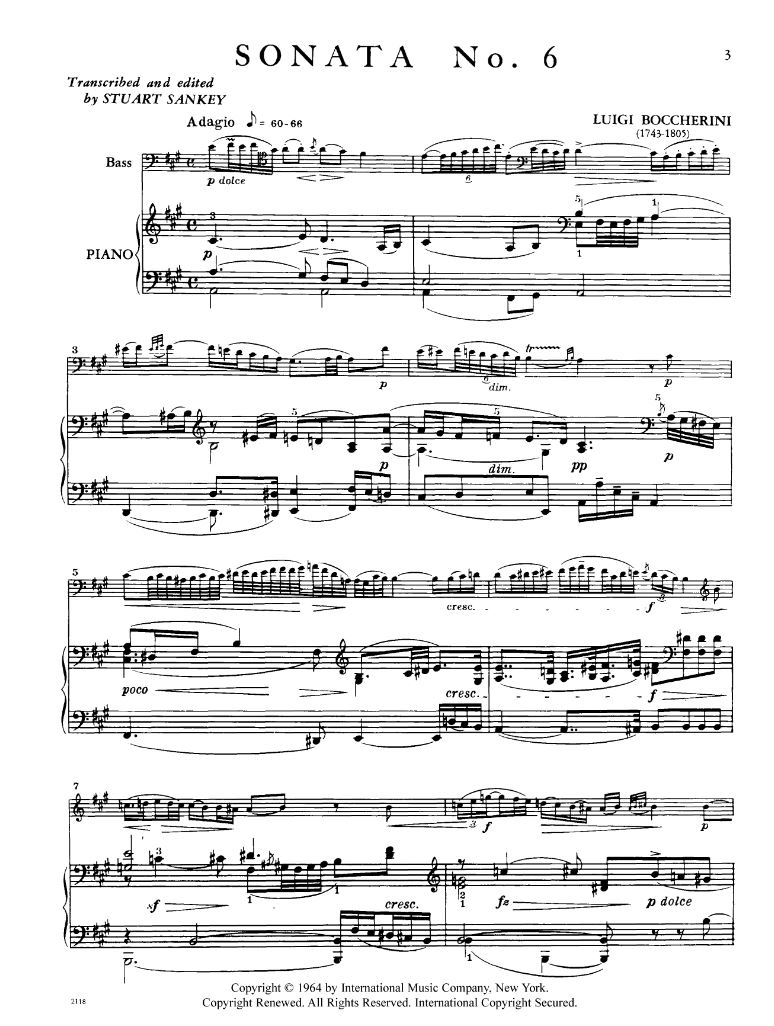 Anderes Coverbild Sonata No. 6 in A major 