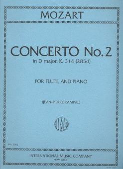 Vorderes Coverbild CONCERTO NO.2 Dmaj Fl Pft Red 