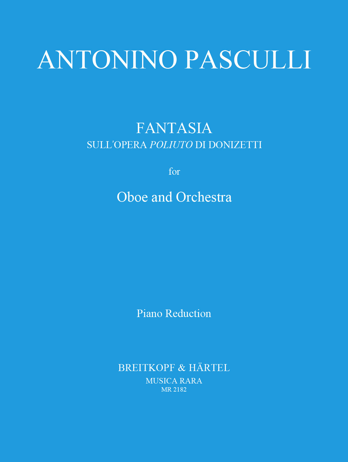 Vorderes Coverbild Fantasia: Opera Poliuto