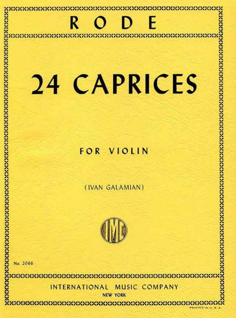 Vorderes Coverbild 24 Caprices 
