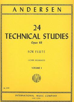 Vorderes Coverbild 24 Technical Studies Vol. 1 op. 63 Vol. 1