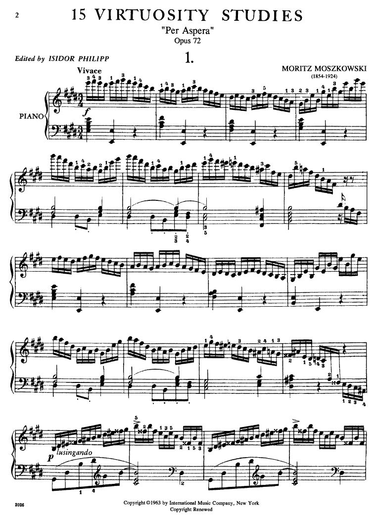 Anderes Coverbild 15 Virtuosity Studies op.72 