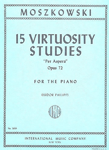 Vorderes Coverbild 15 Virtuosity Studies op.72 