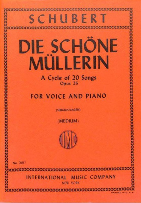Vorderes Coverbild Die schöne Müllerin op. 25 