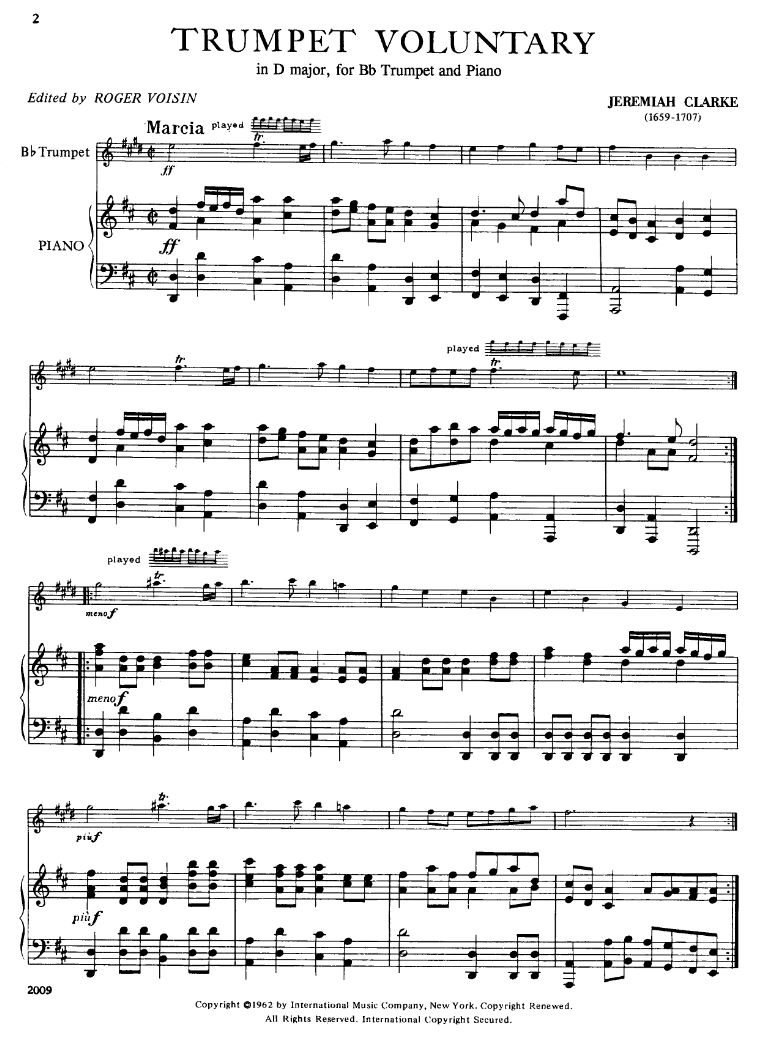 Anderes Coverbild Trumpet Voluntary 