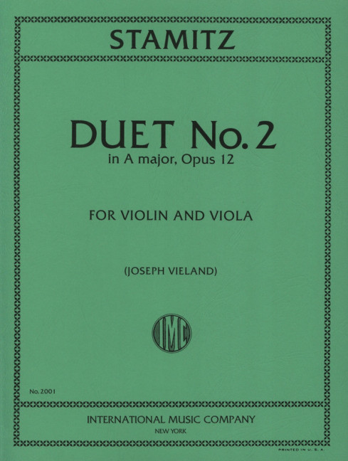 Vorderes Coverbild Duet No. 2 op. 12 