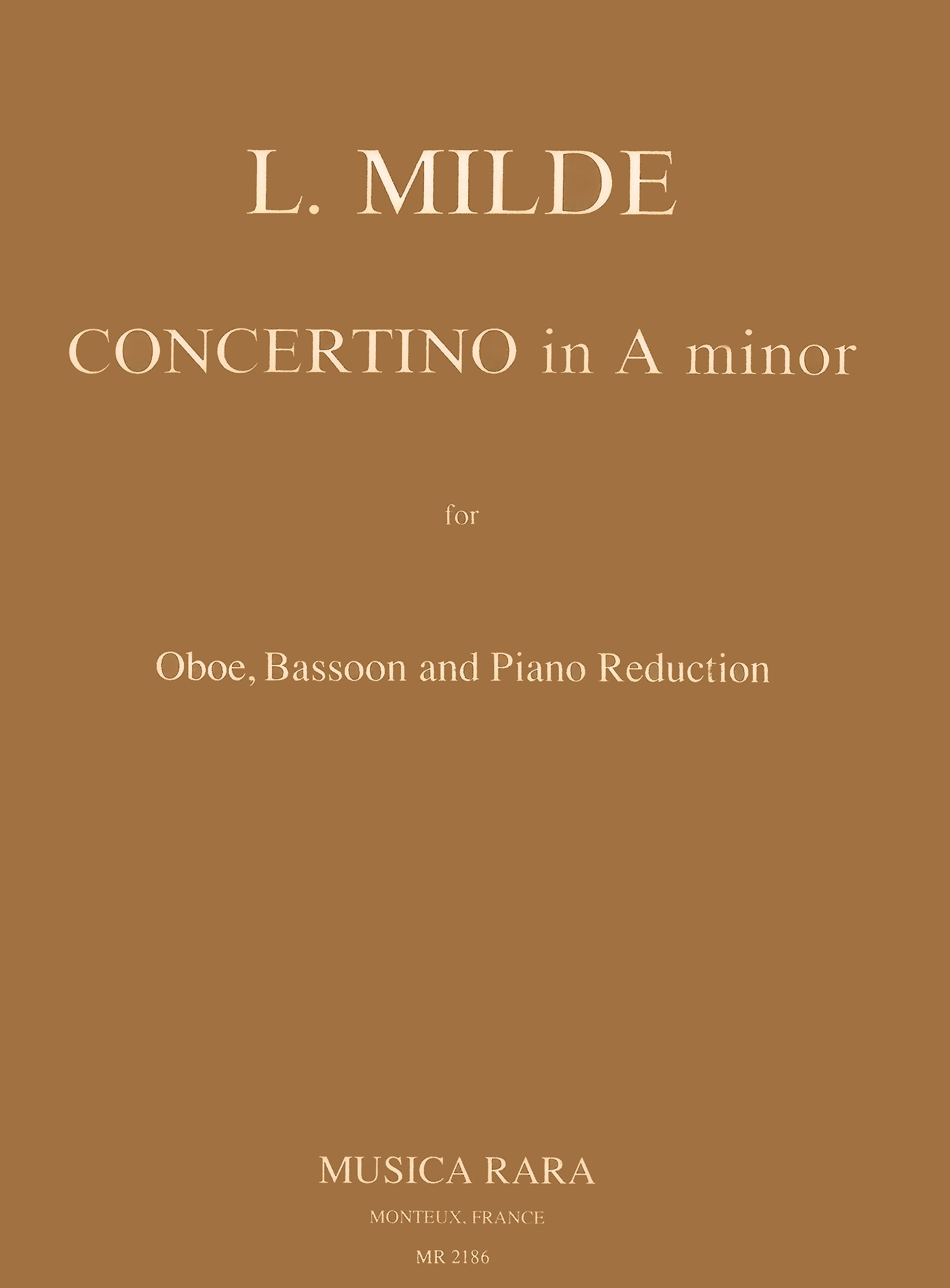 Vorderes Coverbild Concertino in a