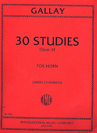 Vorderes Coverbild 30 Studies op. 13 