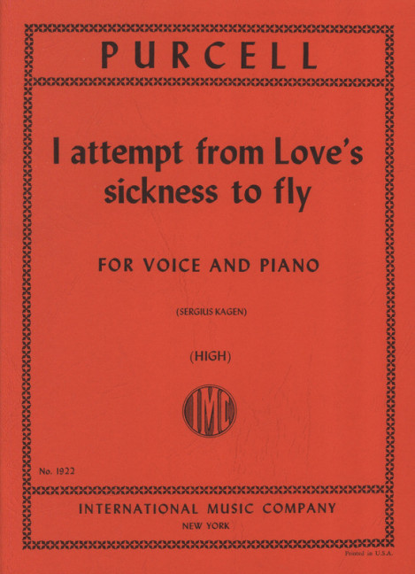 Vorderes Coverbild I Attempt from Love's Sickness To Fly 