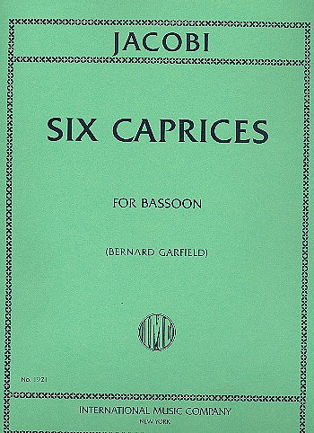 Vorderes Coverbild Six Caprices 