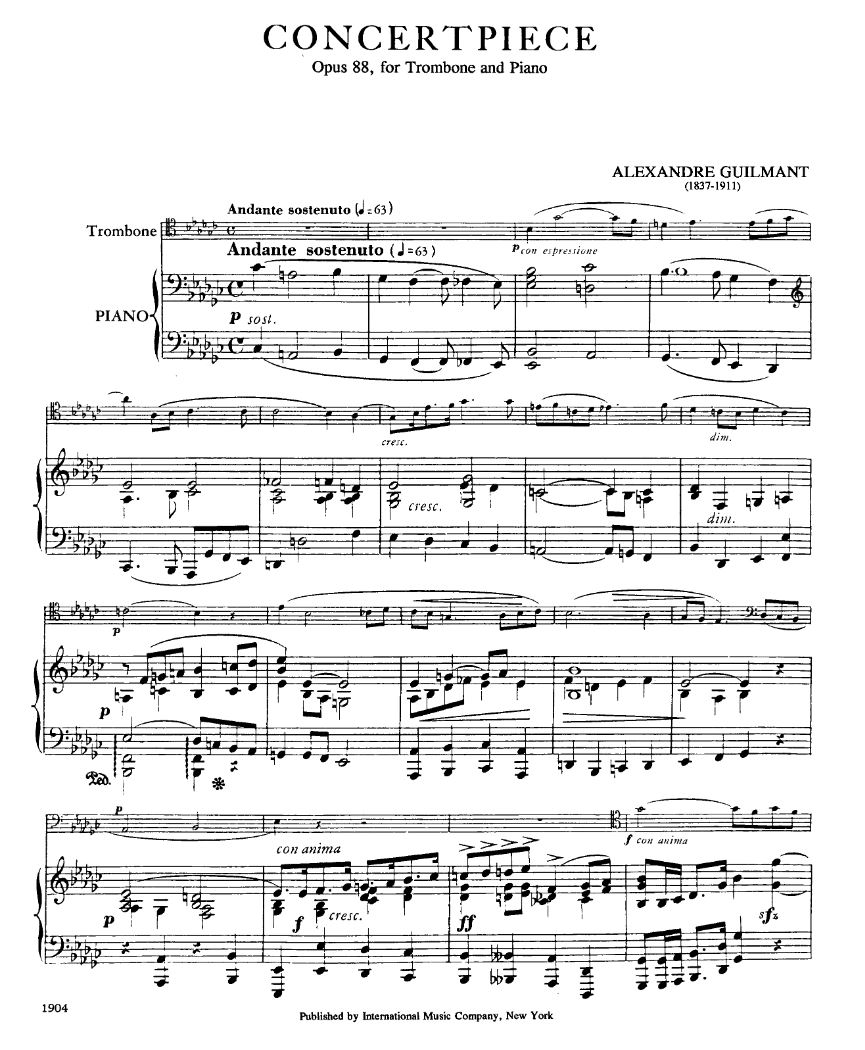 Anderes Coverbild Concertpiece op. 88 
