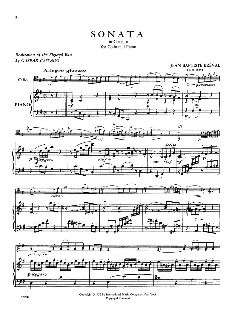 Anderes Coverbild Sonata in G major 