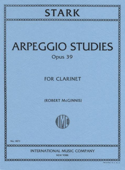 Vorderes Coverbild Arpeggio Studies op. 39 