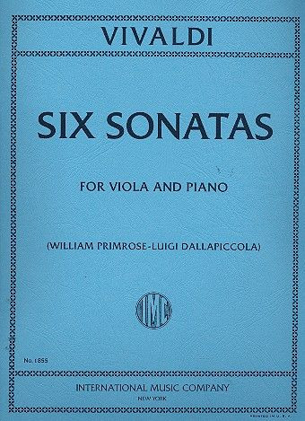 Vorderes Coverbild Six Cello Sonatas 