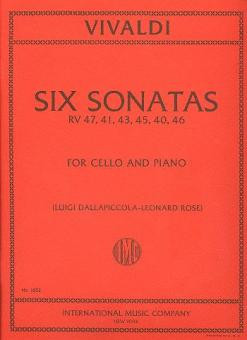 Vorderes Coverbild Six Sonatas 