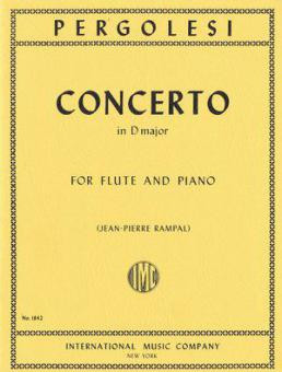 Vorderes Coverbild CONCERTO Dmaj Fl Pft Red 