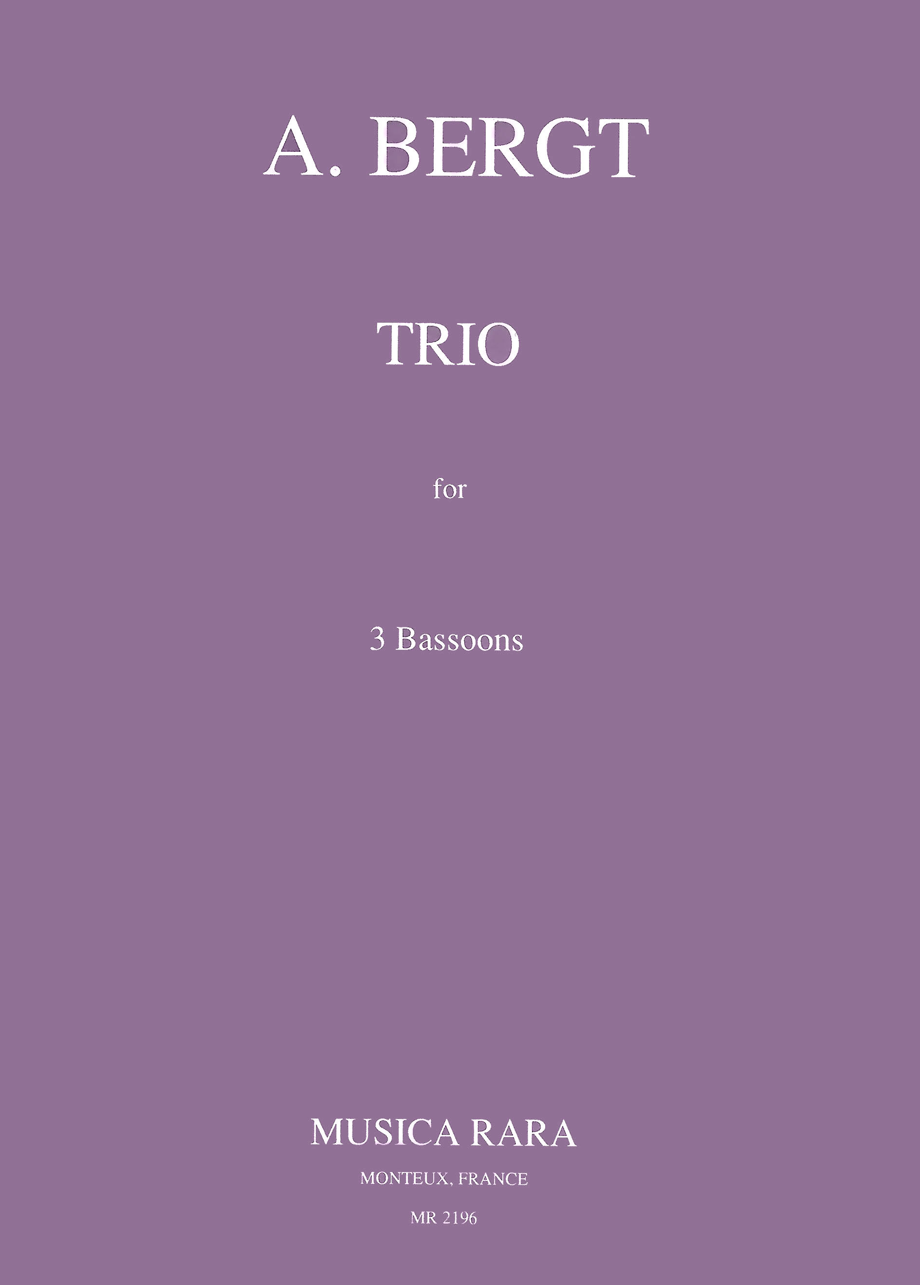 Vorderes Coverbild Trio