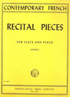 Vorderes Coverbild FRENCH I 20th Century Recital Pieces Fl Pft 