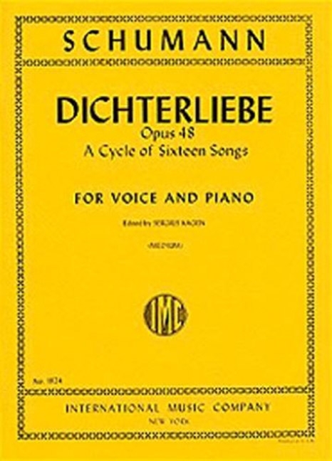 Vorderes Coverbild DICHTERLIEBE Op48 Cycle of 16 Songs M Vce Pft 
