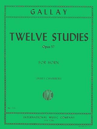 Vorderes Coverbild Twelve Studies op. 57 