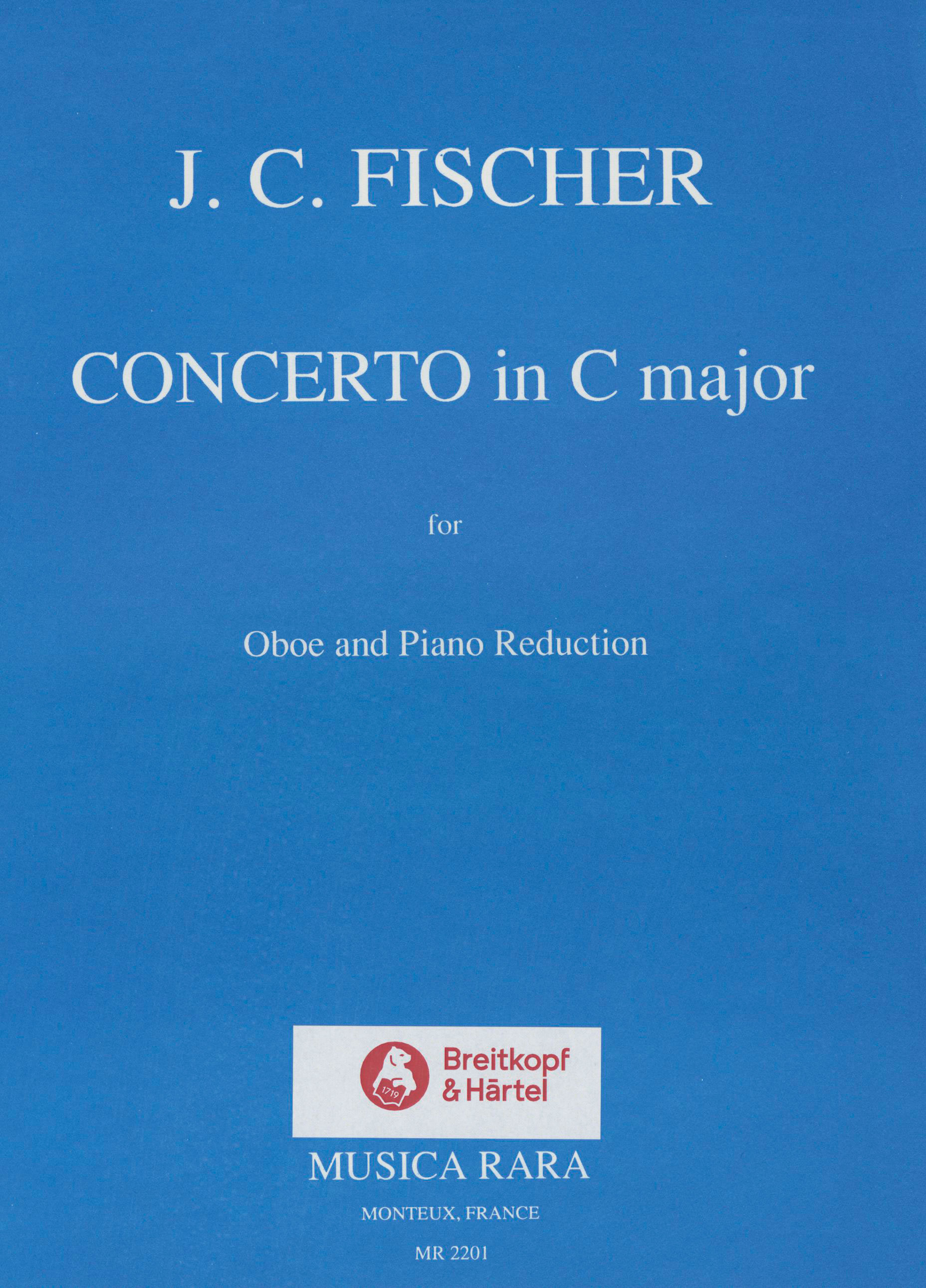 Vorderes Coverbild Concerto Nr. 1 C-dur Oboe und Klavier