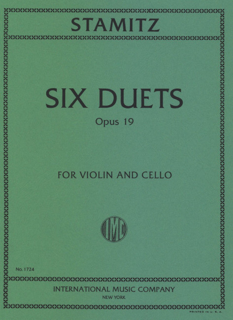 Vorderes Coverbild Six Duets op. 19 