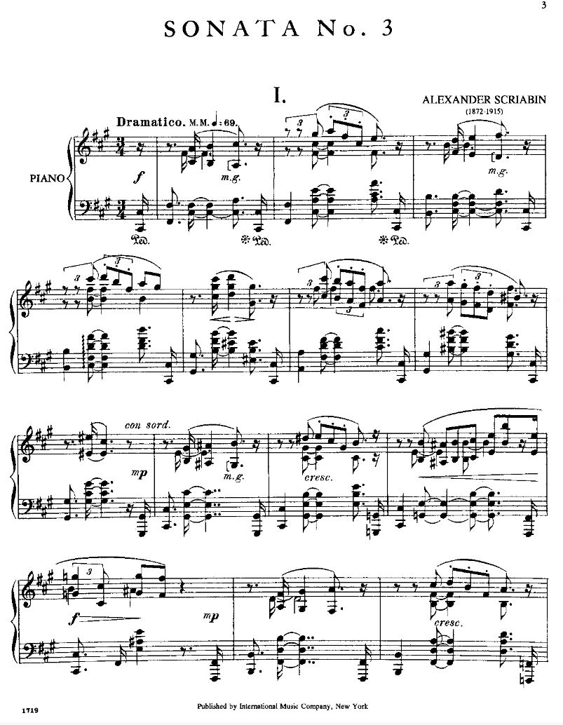 Anderes Coverbild Sonata No. 3 in F sharp Minor op.23 