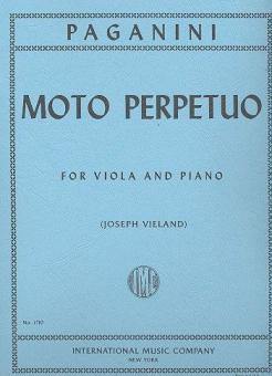 Vorderes Coverbild Moto Perpetuo op.11 bis 